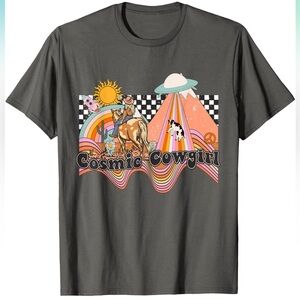Cosmic Cowgirl Graphic T-Shirt
